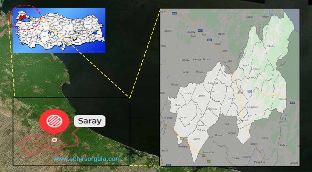 Saray nerede