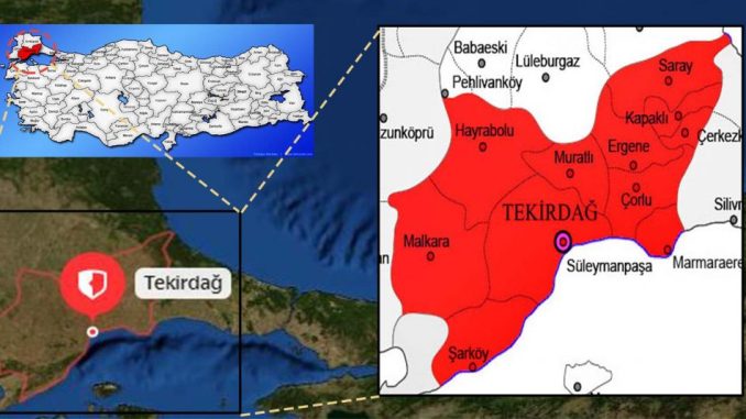 Tekirdağ nerede